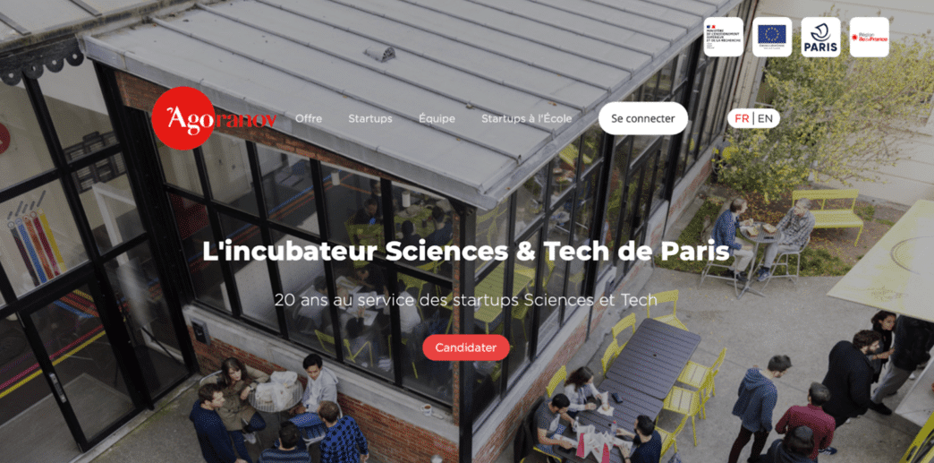 agoranov incubateur à paris