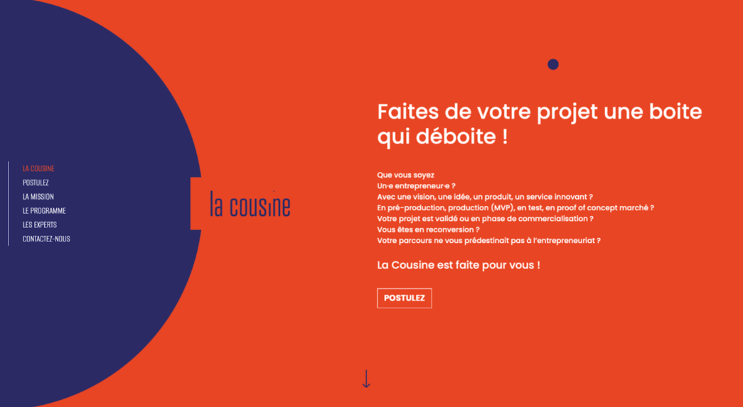 la cousine incubateur d'entreprises à paris