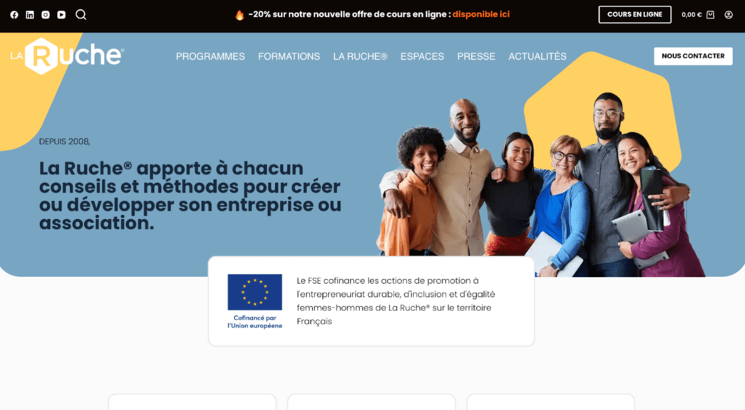 laruche incubateur entreprise paris