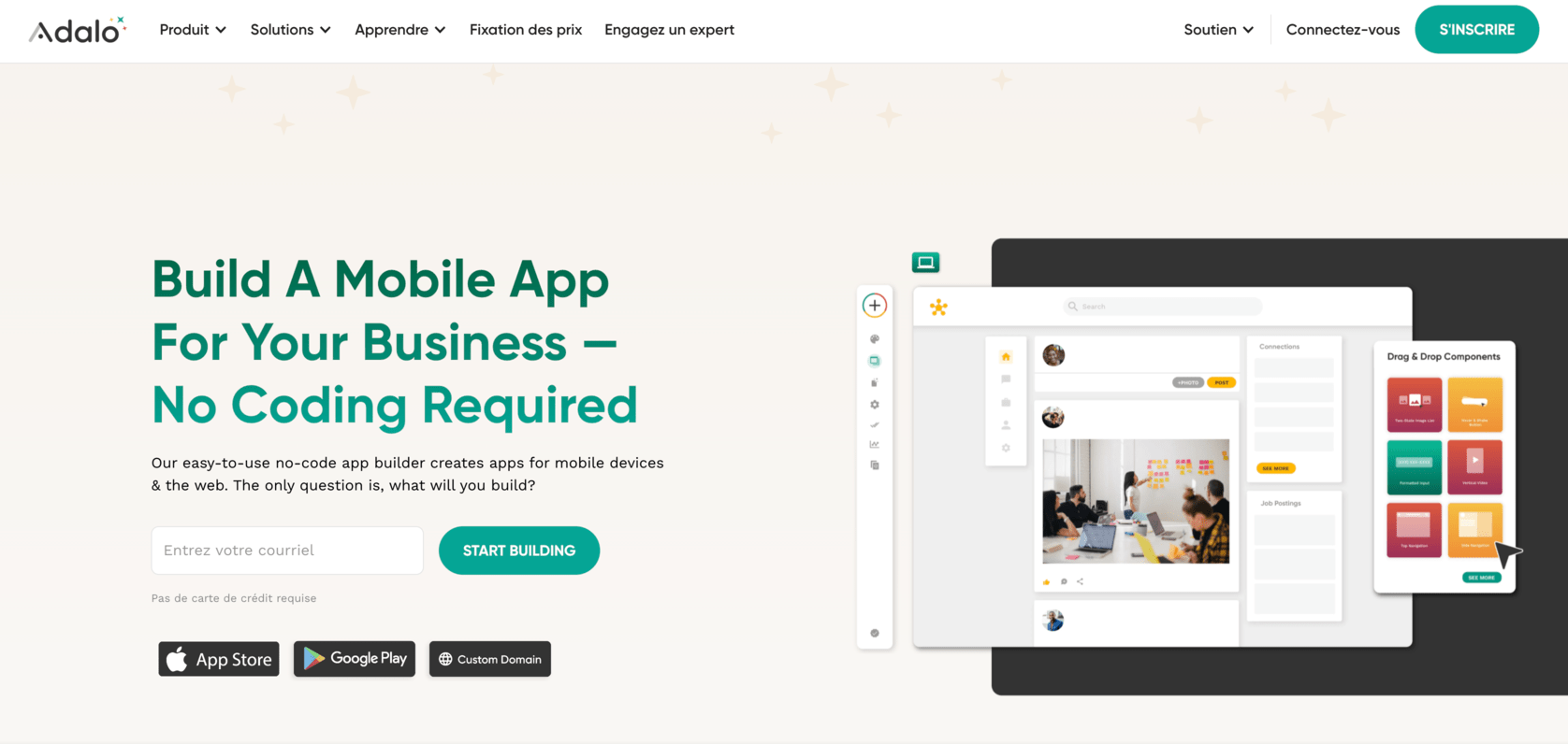 adalo application no-code