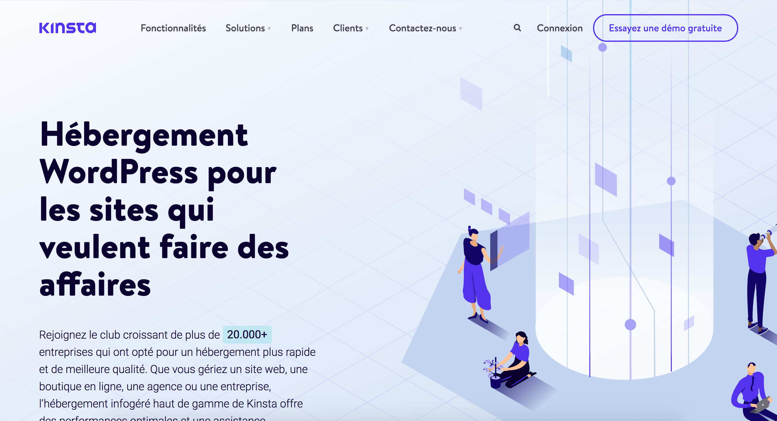 Kinsta hebergement