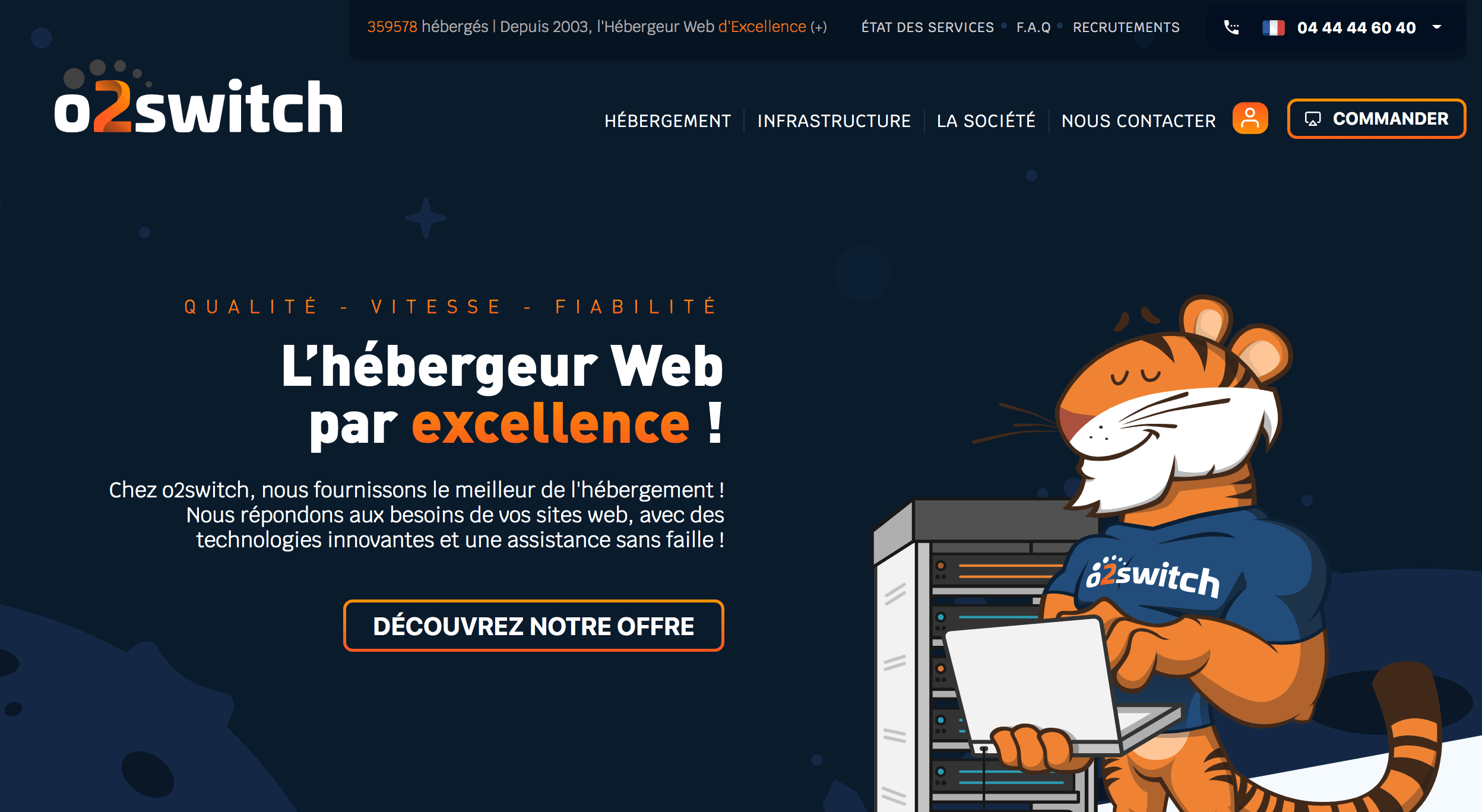 o2switch hebergeur