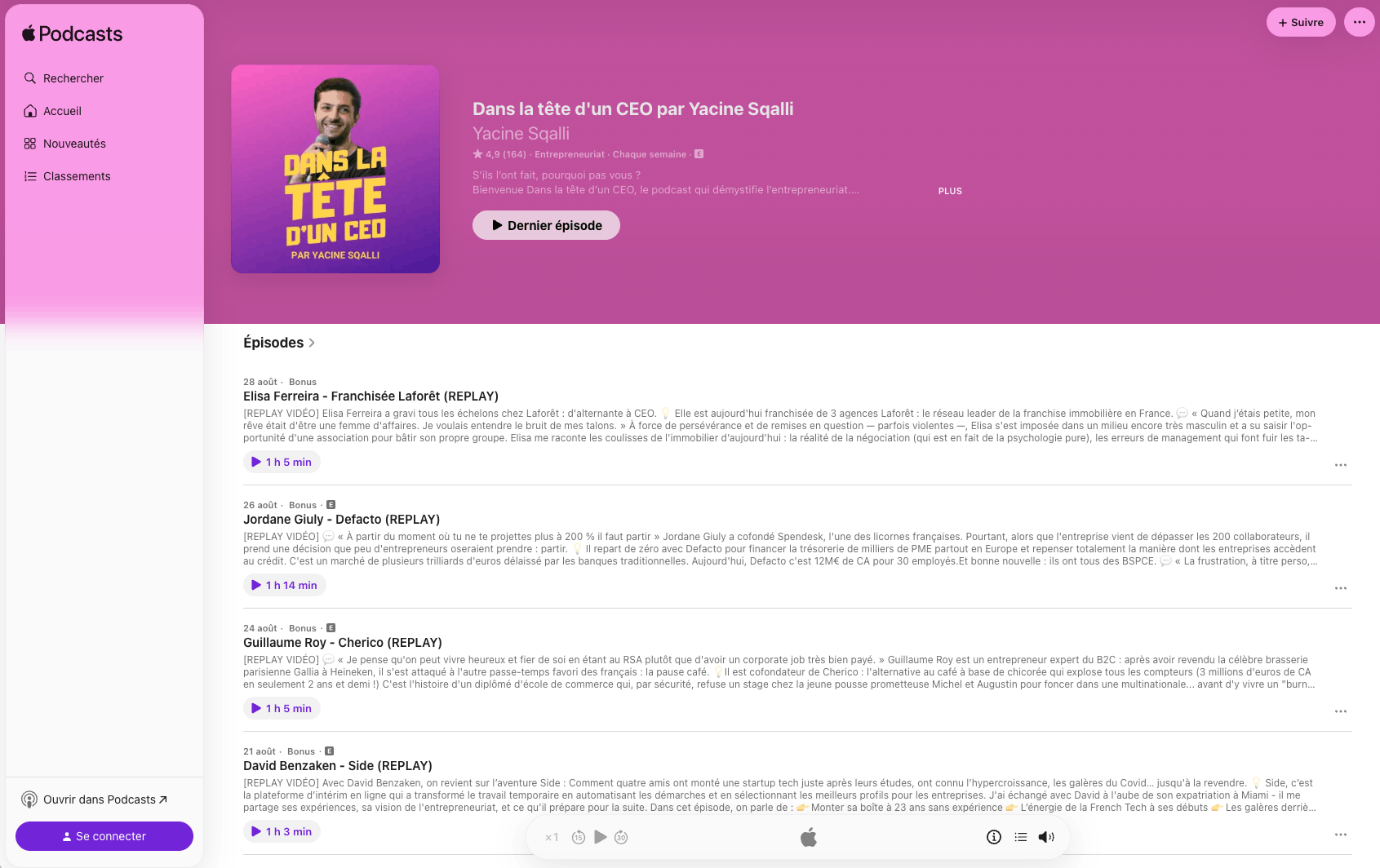 Dans la tete CEO podcast entrepreneuriat Dans la tete CEO podcast entrepreneuriat