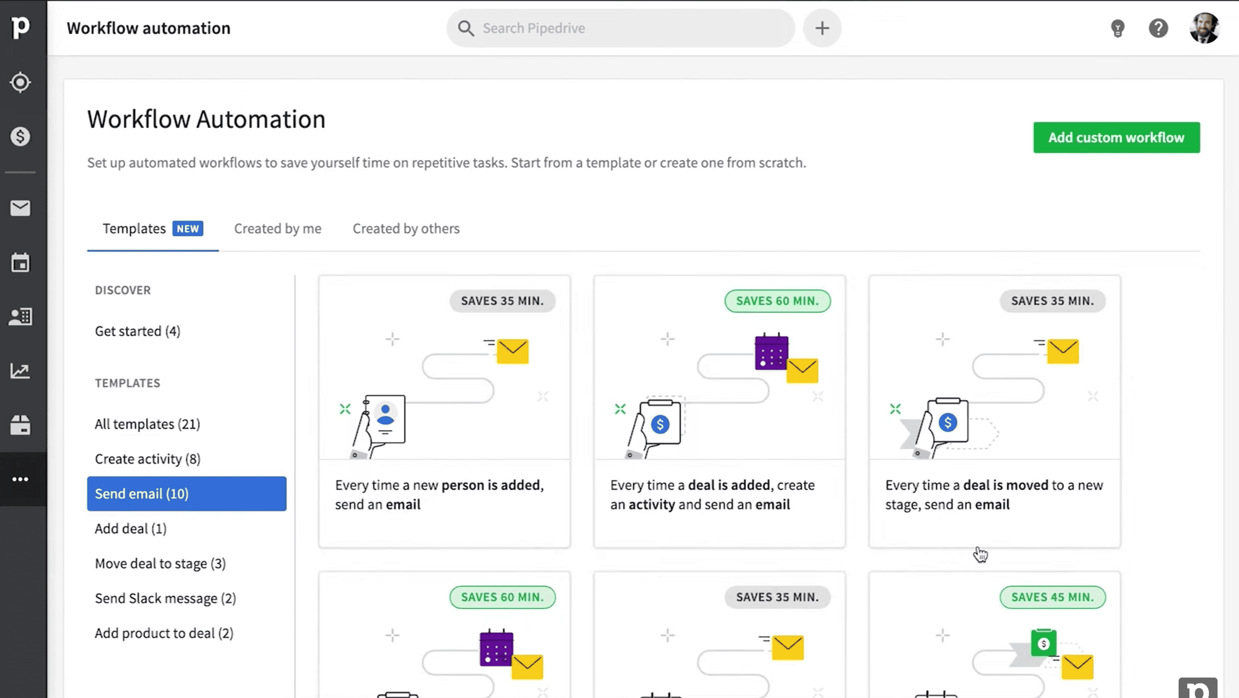 Pipedrive workflow