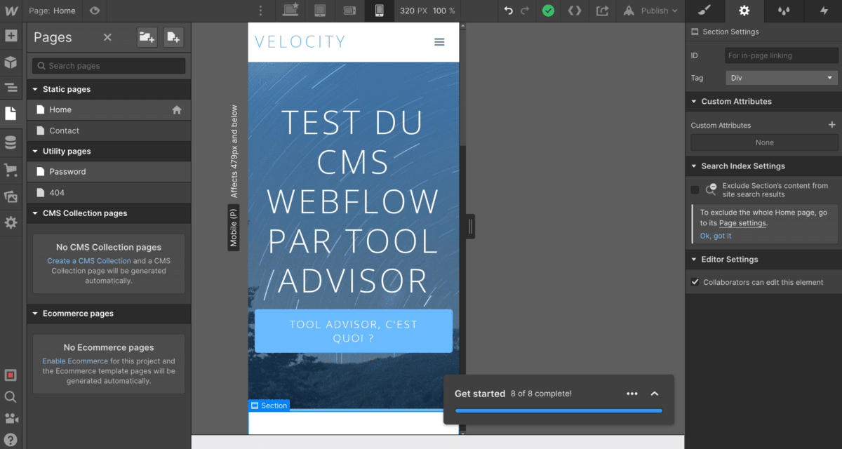 Notre avis sur Webflow - Analyse et Test Complet (MAJ 2026)