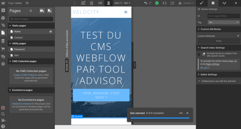 Notre avis sur Webflow - Analyse et Test Complet (MAJ 2026)