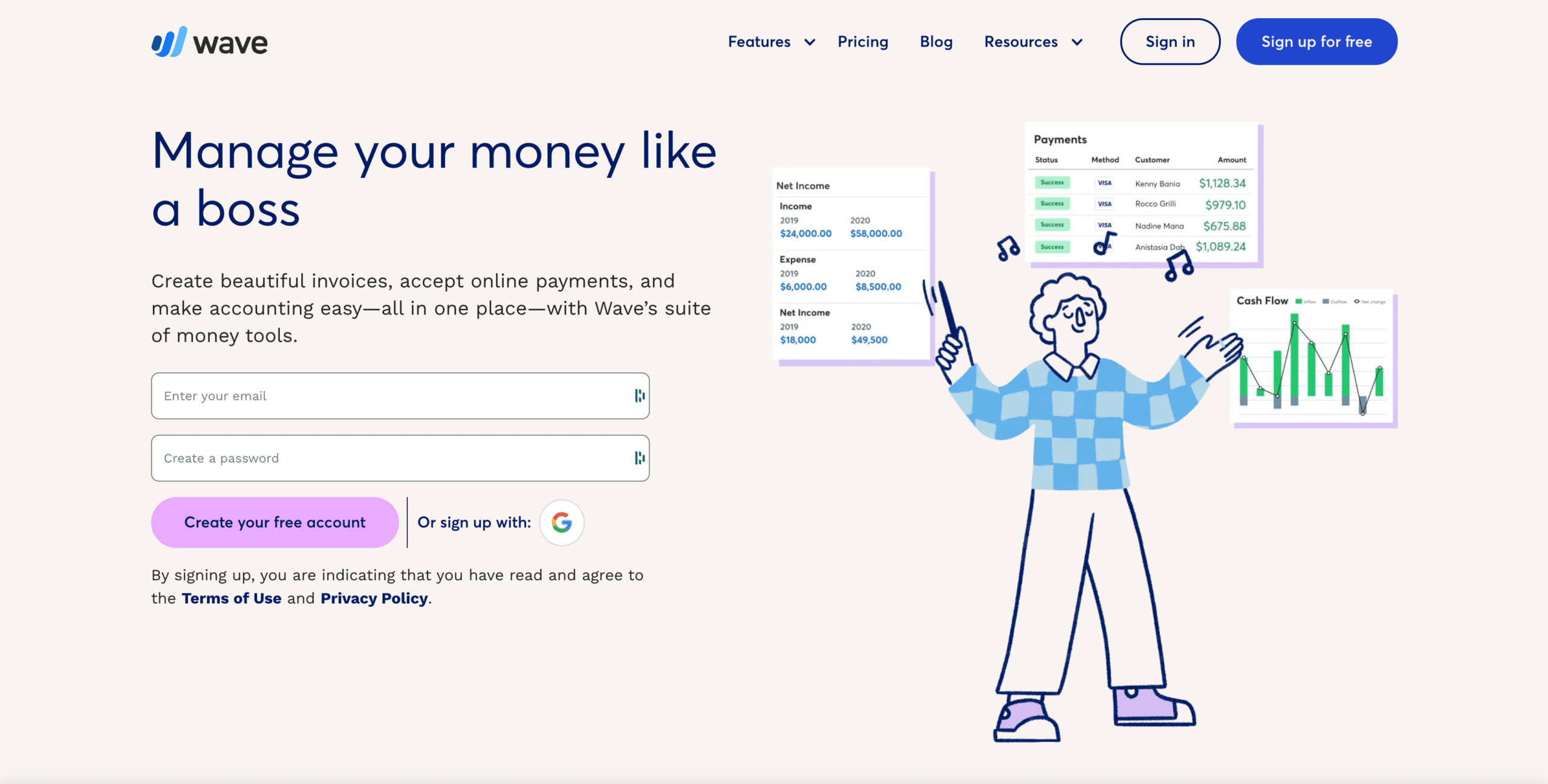 Wave comptabilité gratuite