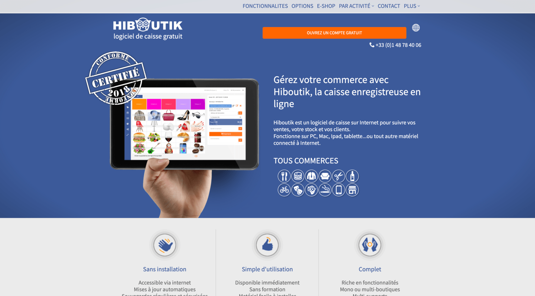 Hiboutik logiciel de caisse gratuit