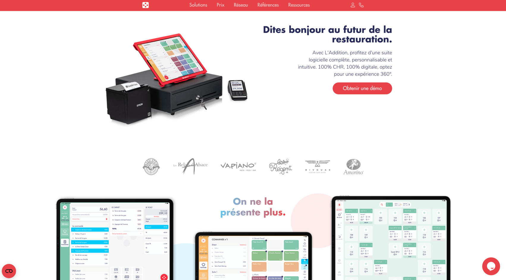 L addition logiciel de caisse renstaurant