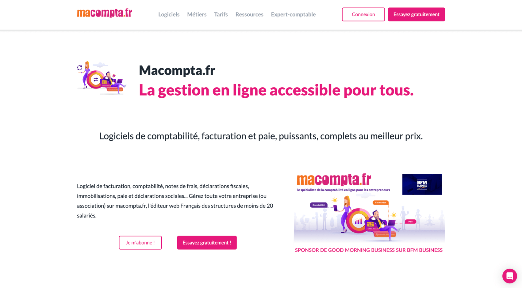 MaCompta logiciel de facturation professionnel