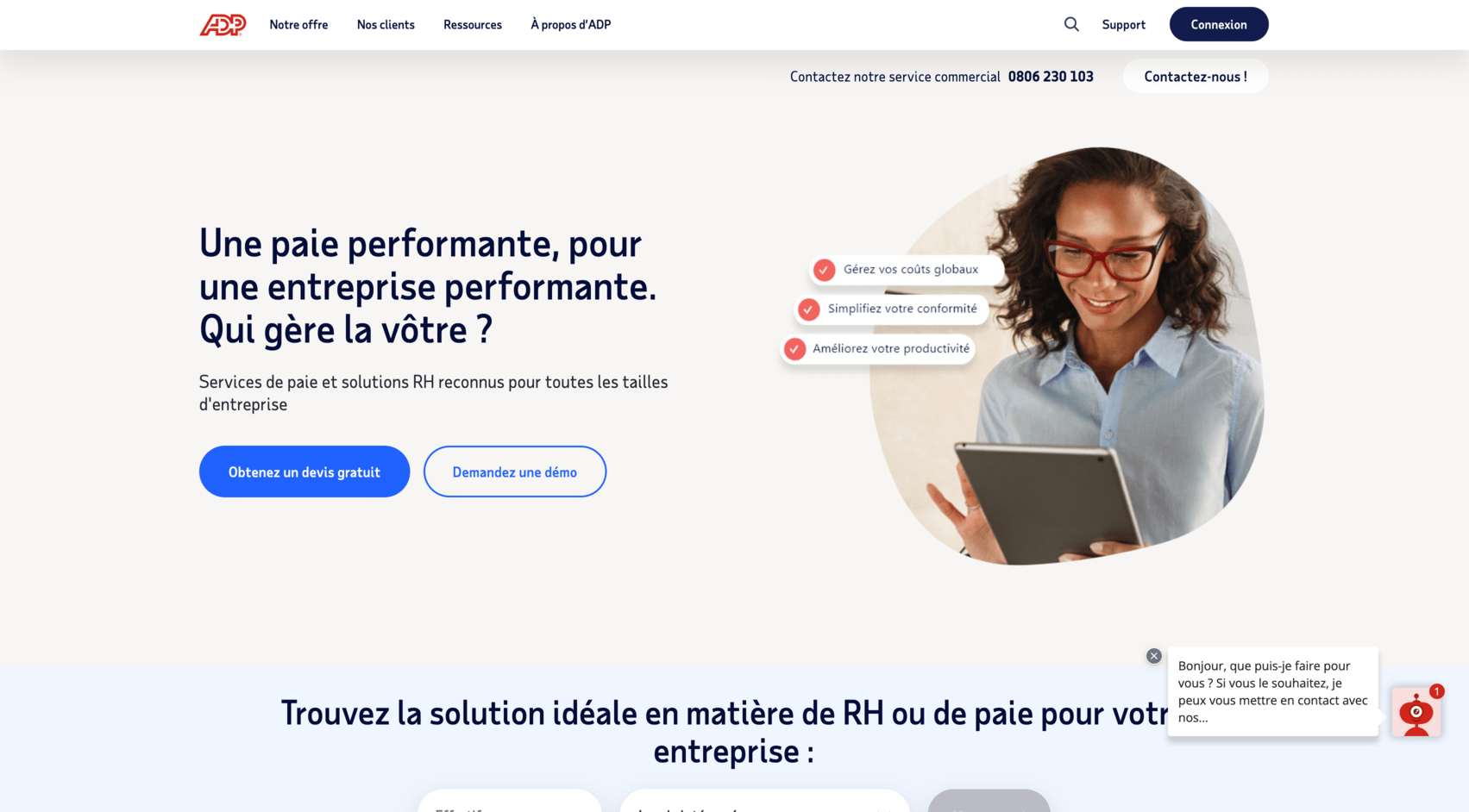 adp externalisation de la paie