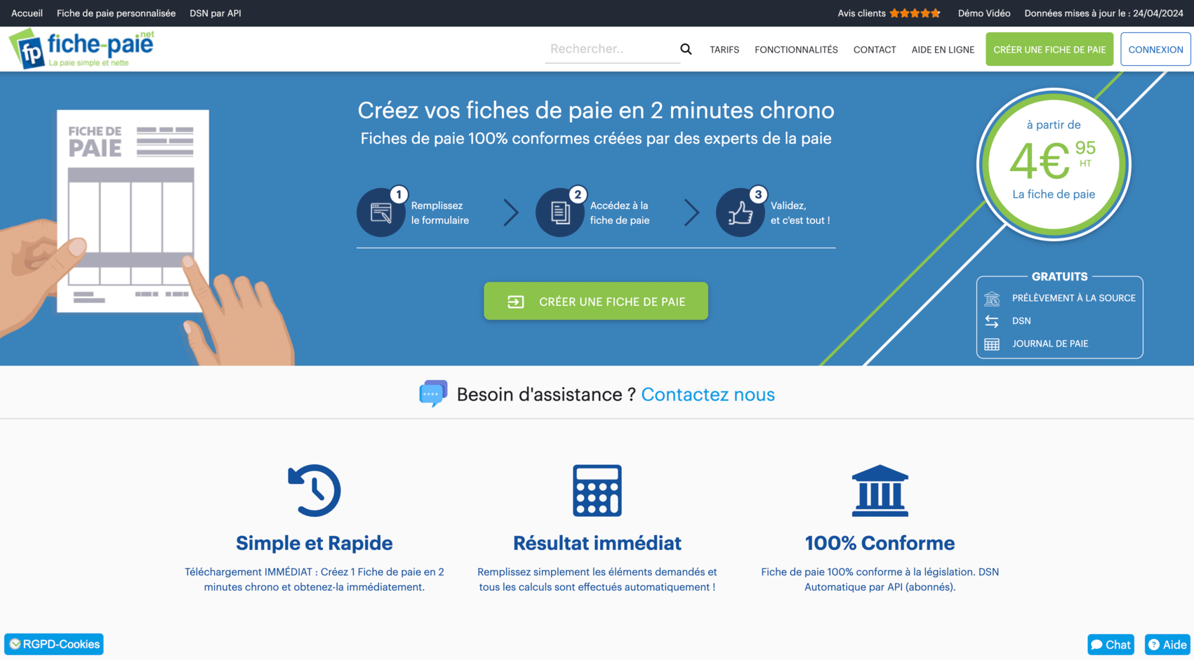 fiche paie net logiciel de paie comparatif