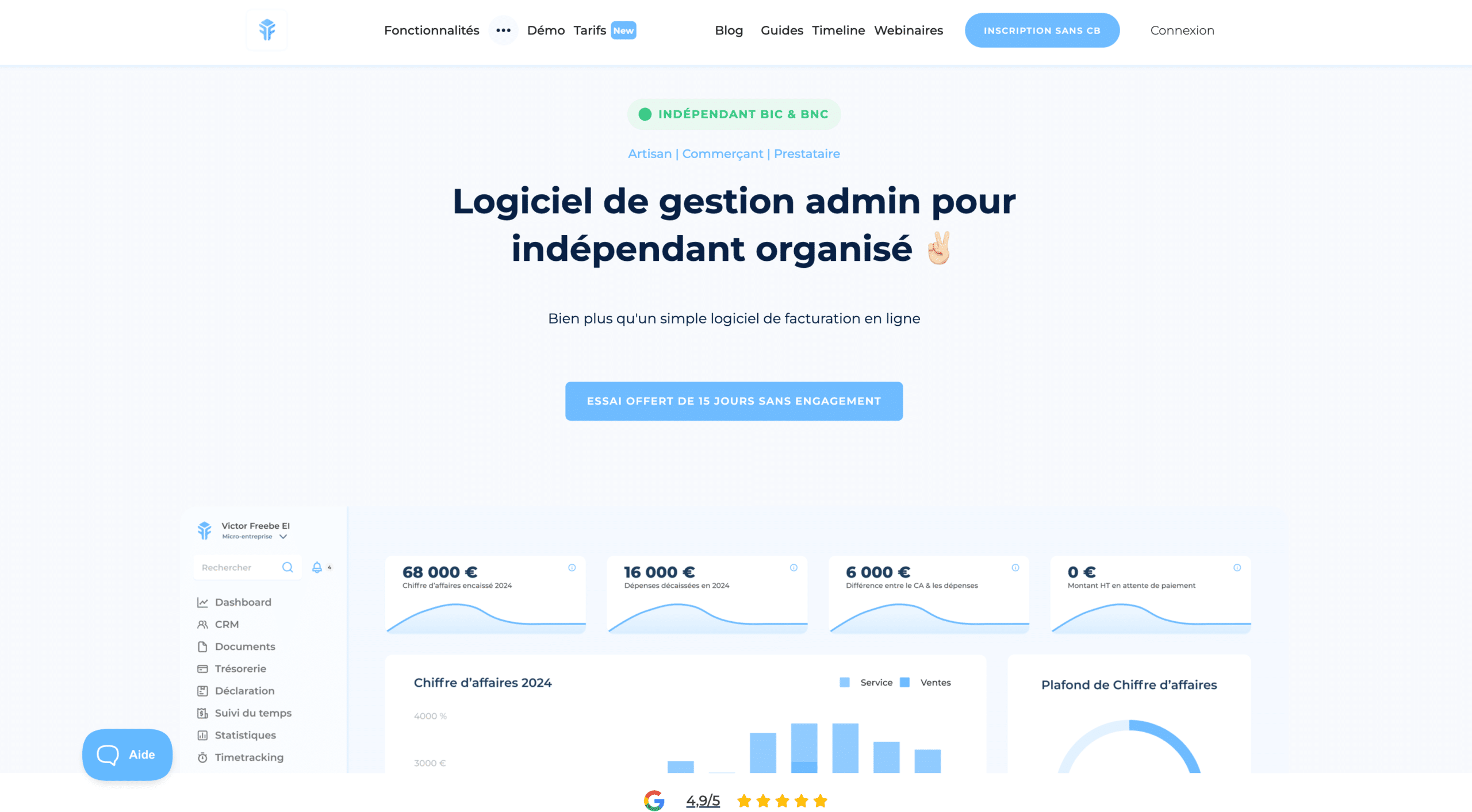 logiciel de facturation comparatif