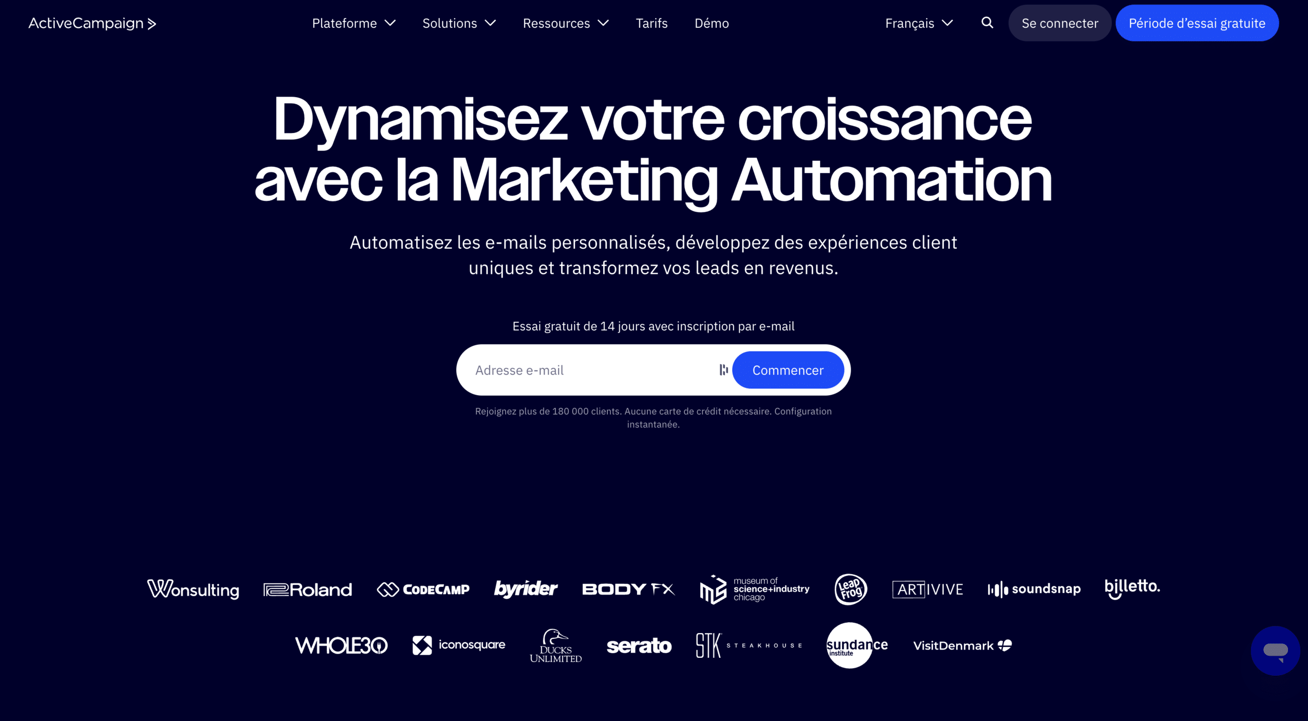 ActiveCampaign logiciel emailing