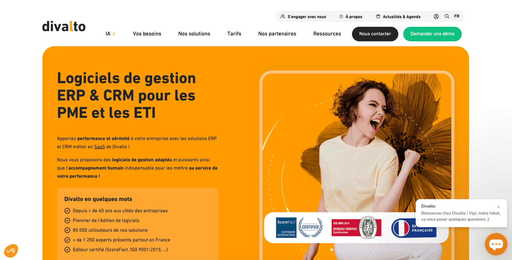 Divalto ERP pour PME comparatif