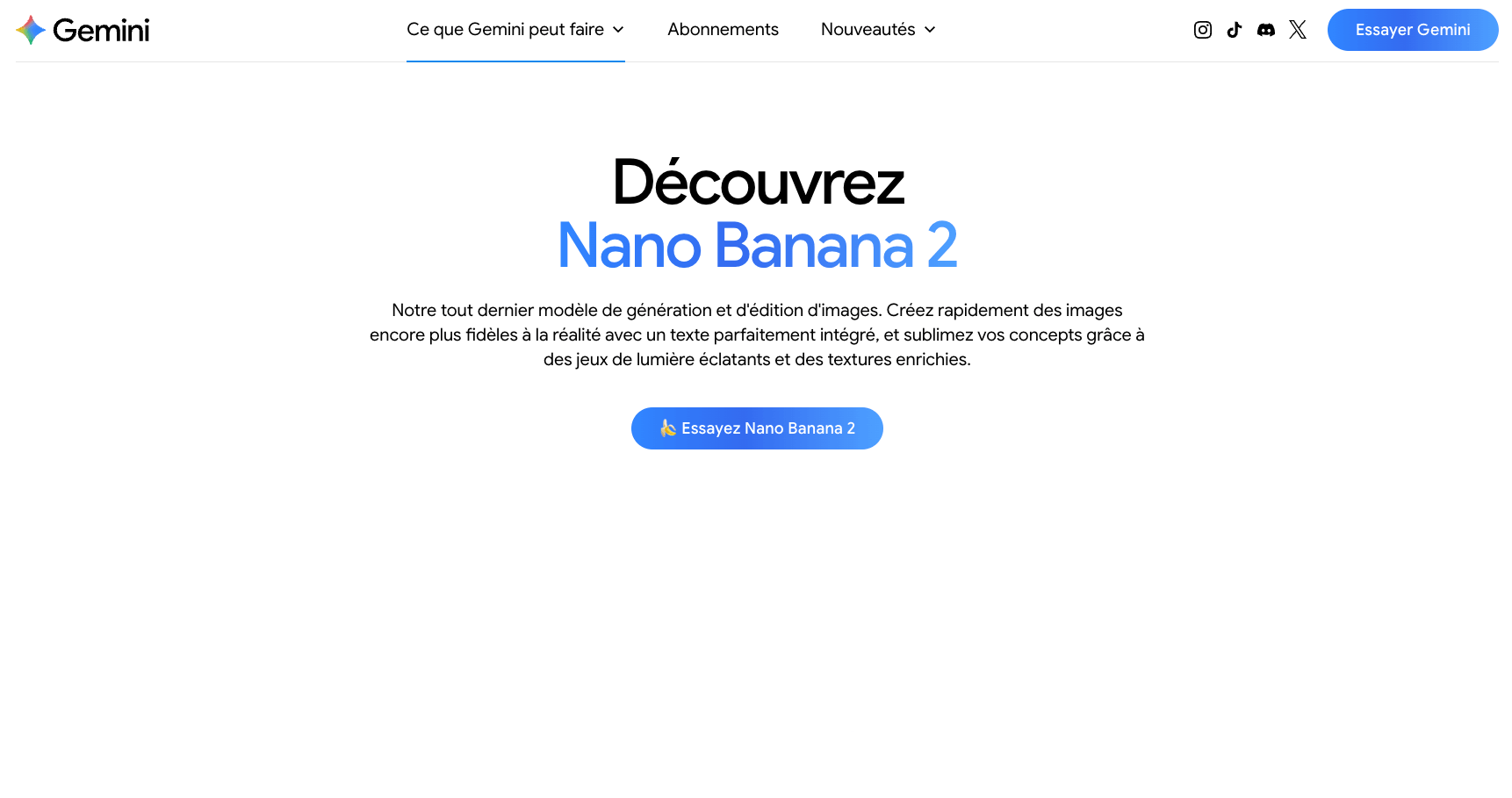Nano Banana générateur d’images IA Nano Banana générateur d'images IA