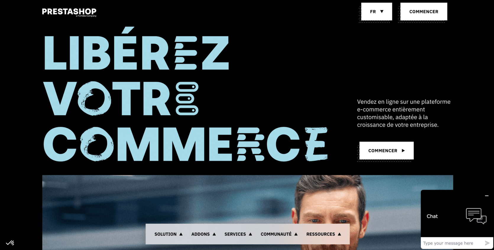Prestashop logiciel creer un site web