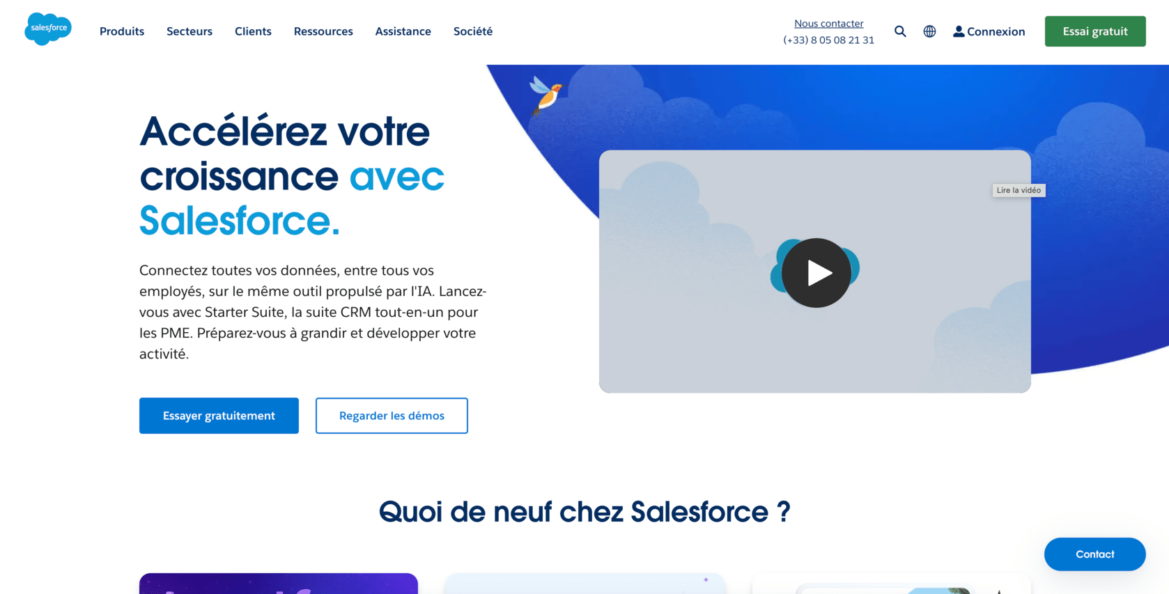 Salesforce meilleur logiciel CRM