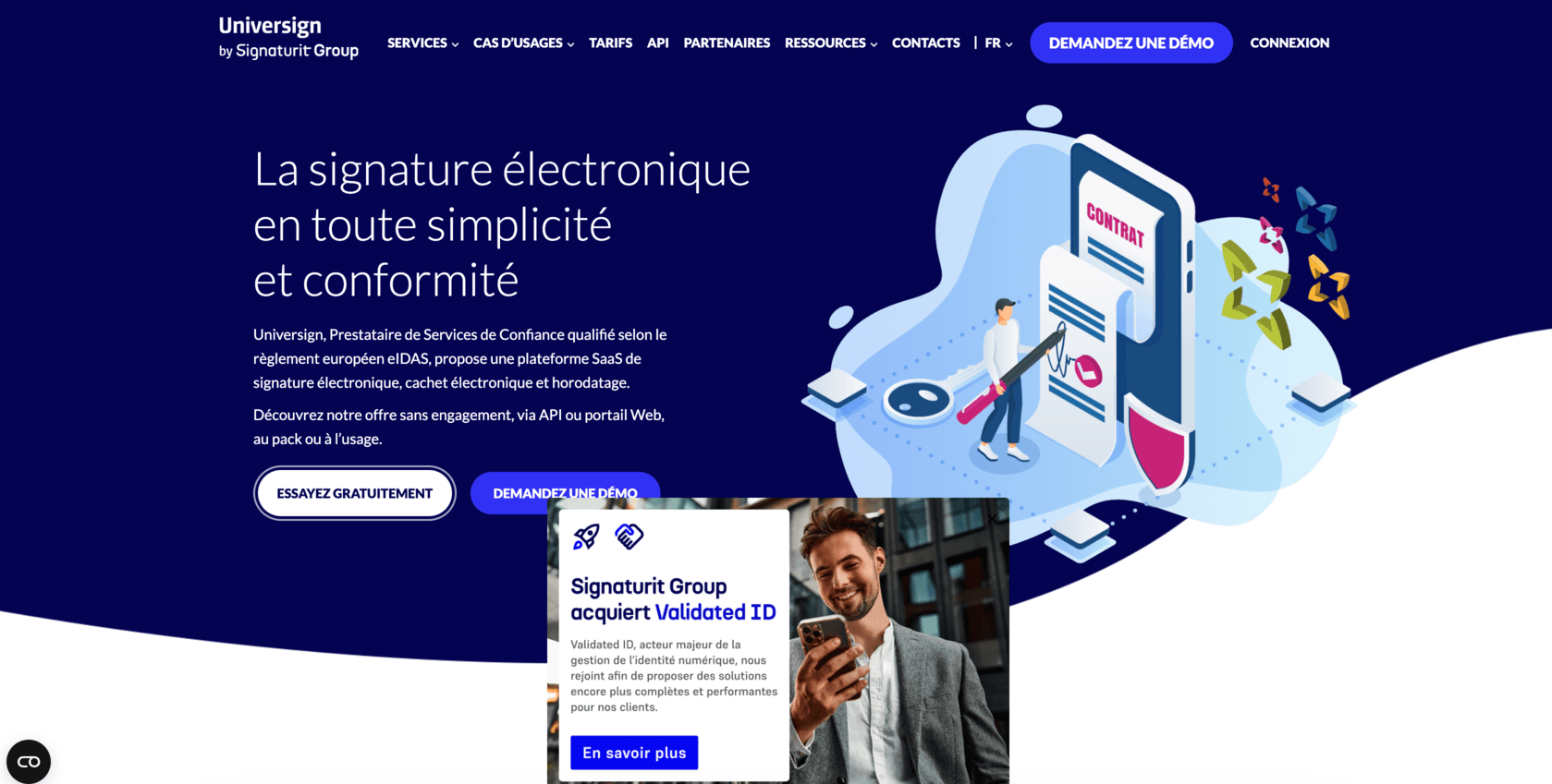 Universign logiciel de signature electronique francais