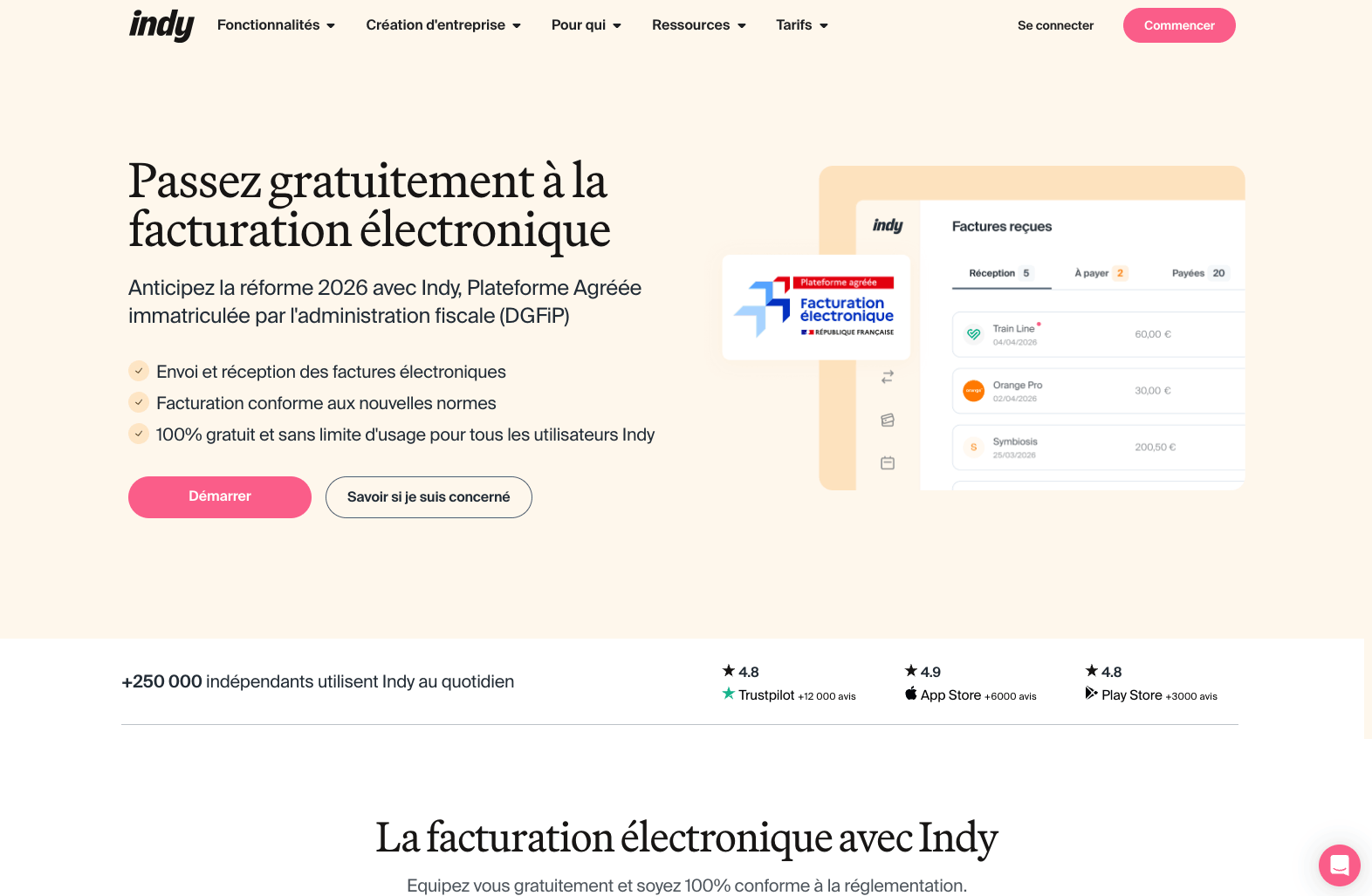 Indy logiciel facturation électronique Indy logiciel facturation électronique