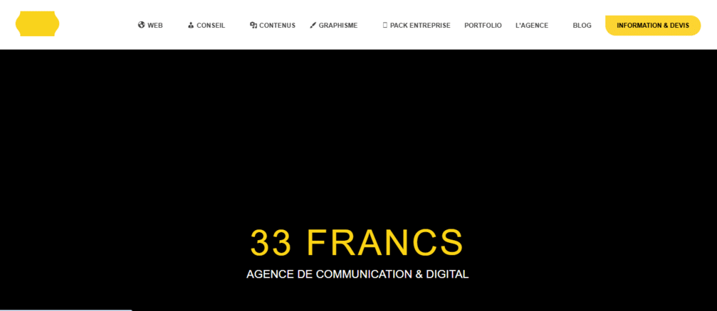 33 francs agence web bordeaux