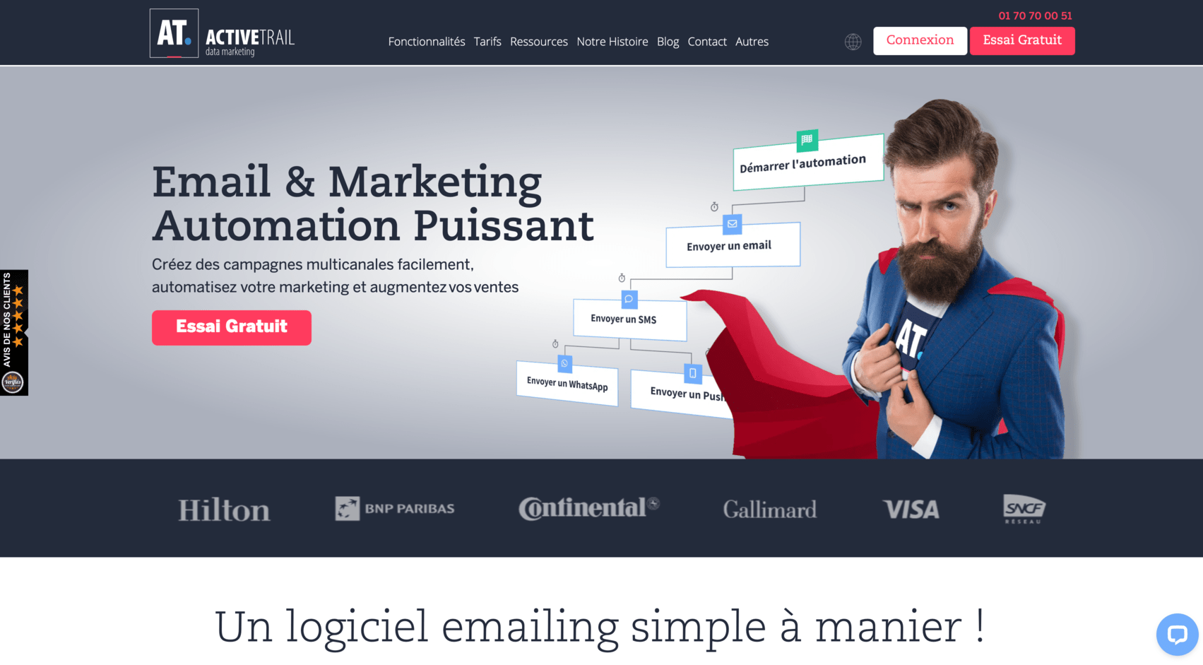 ActiveTrail logiciel emailing