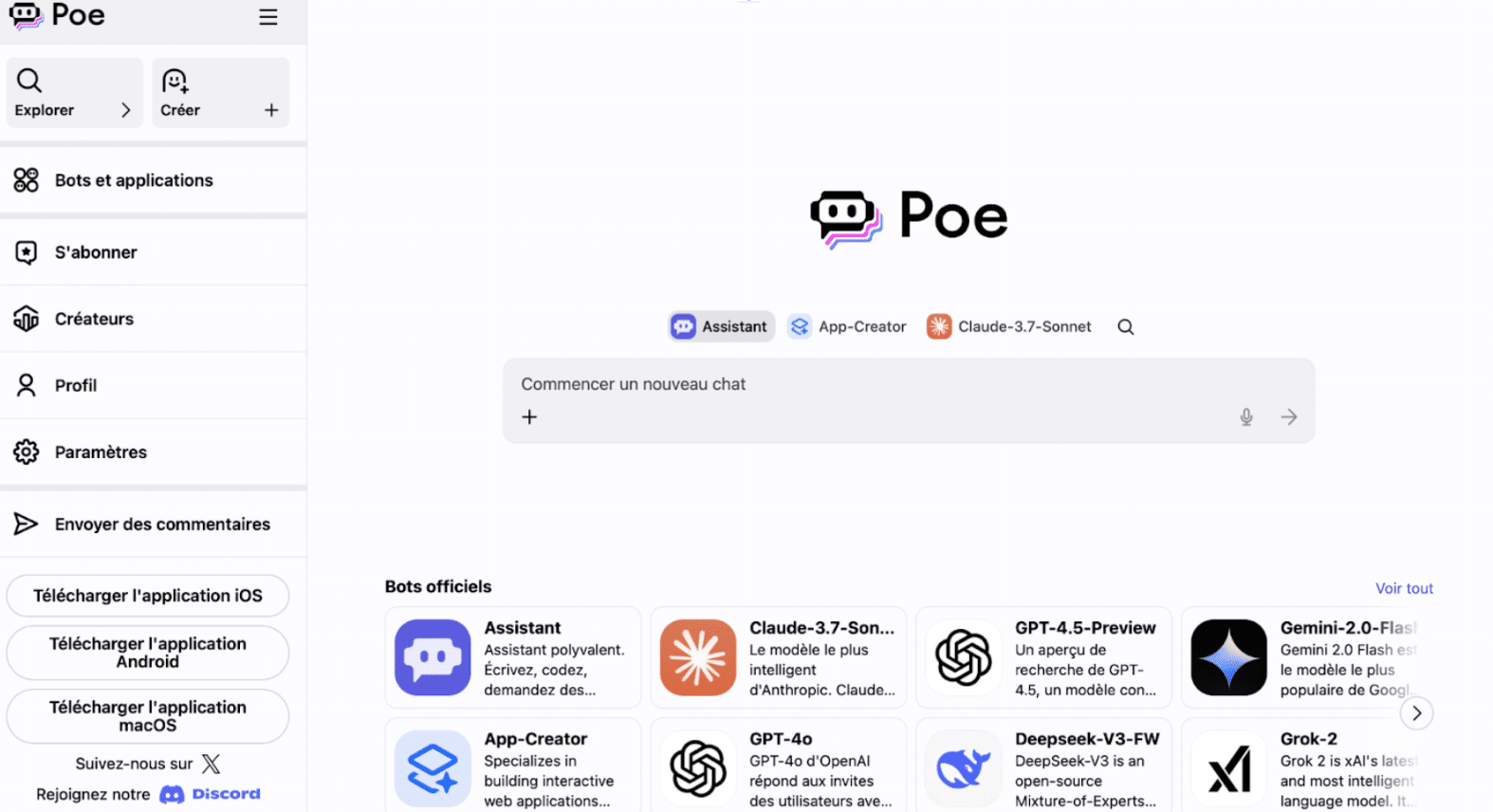 Poe Alternative ChatGPT