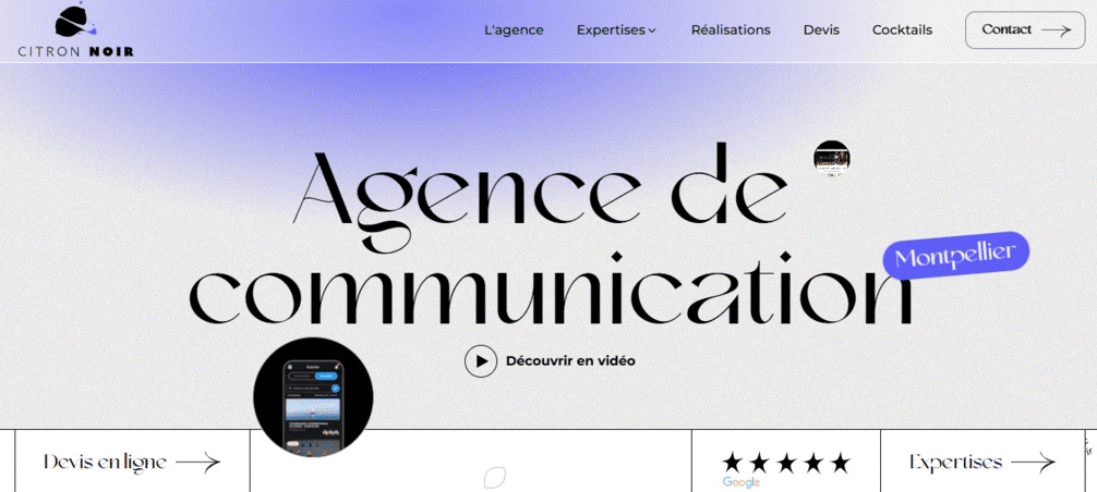 citron noir agence web montpellier