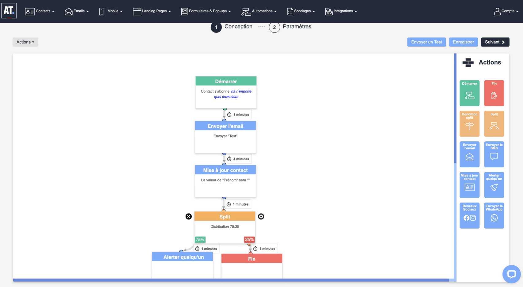 logiciel marketing automation activetrail