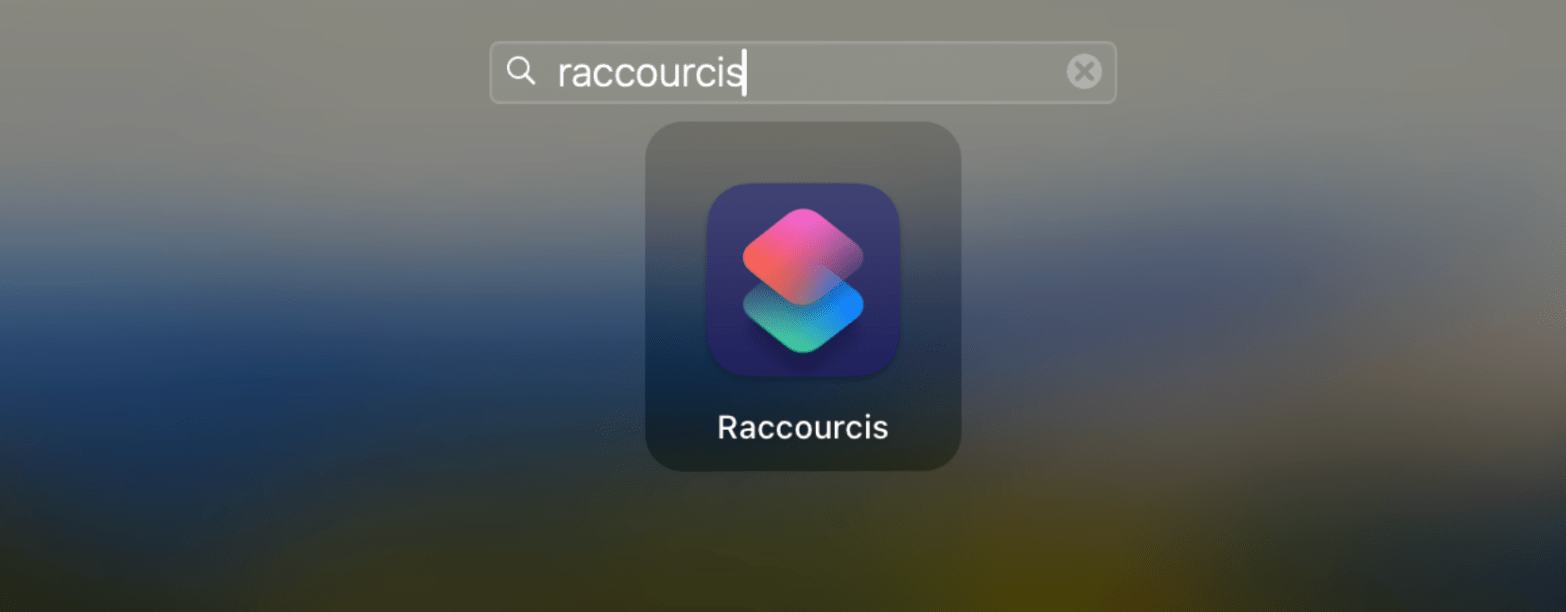 2 - raccourci mac
