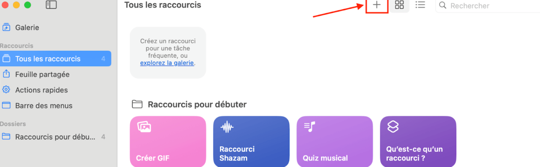 3 - creer un raccourci clavier mac
