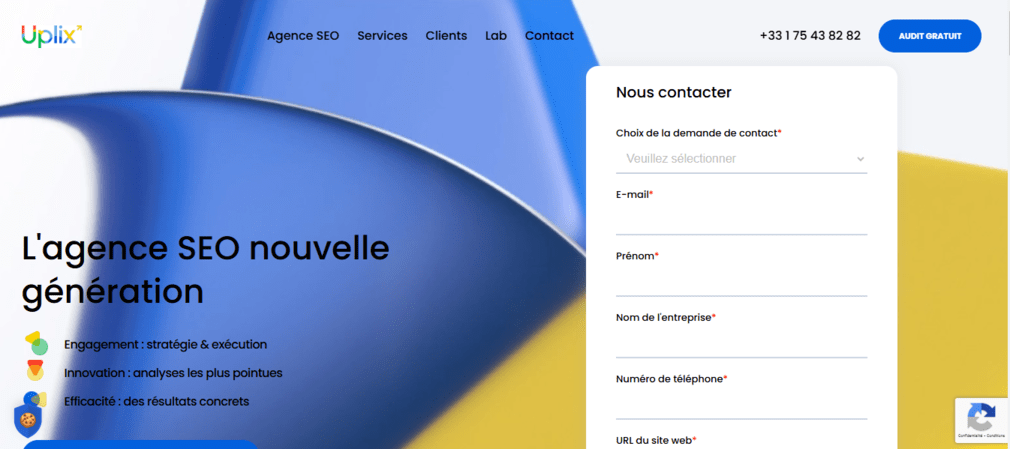 Uplix agence seo paris