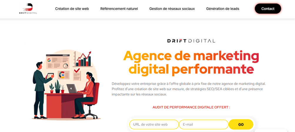 drift digital agence seo paris