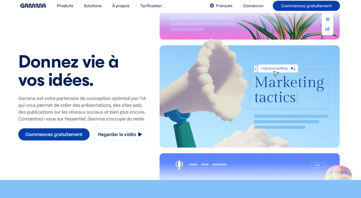 gamma outil powerpoint ia