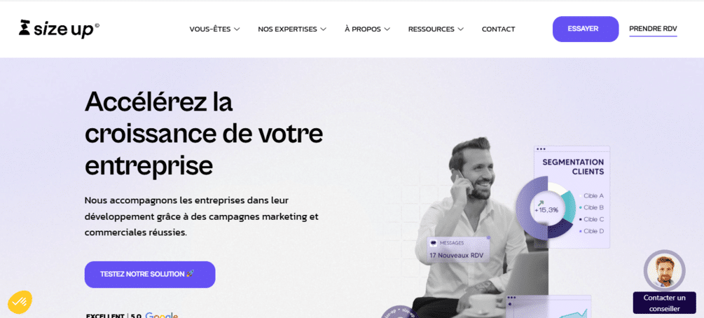 size up agence web rennes