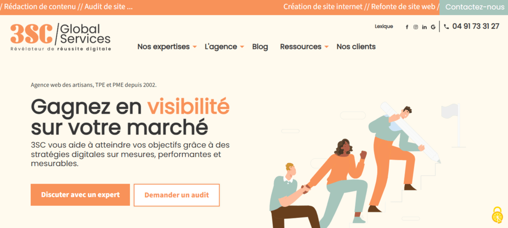 3cs global services agence seo marseille