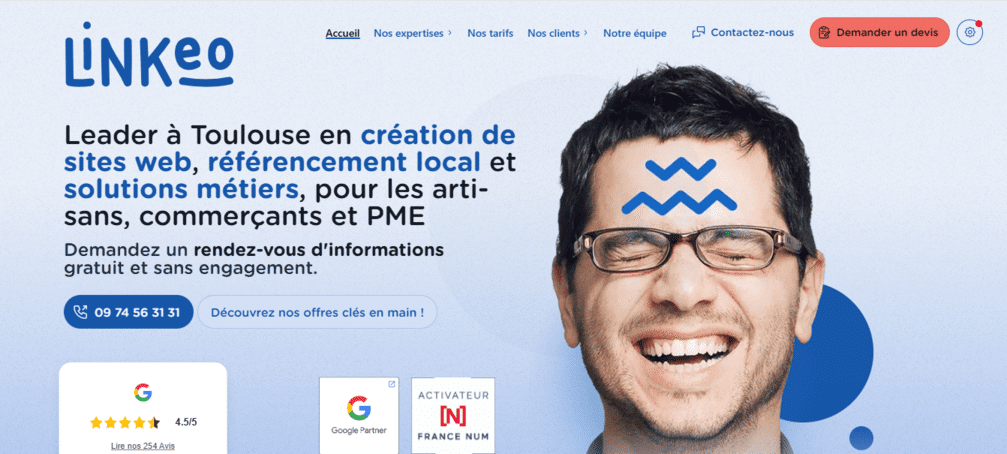Linkeo agence seo toulouse