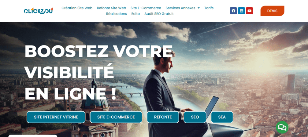 clickzou agence seo toulouse