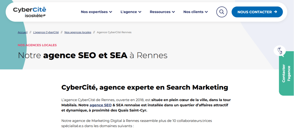 cybercite rennes agence seo rennes