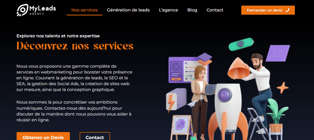 my leads agency agence seo rennes