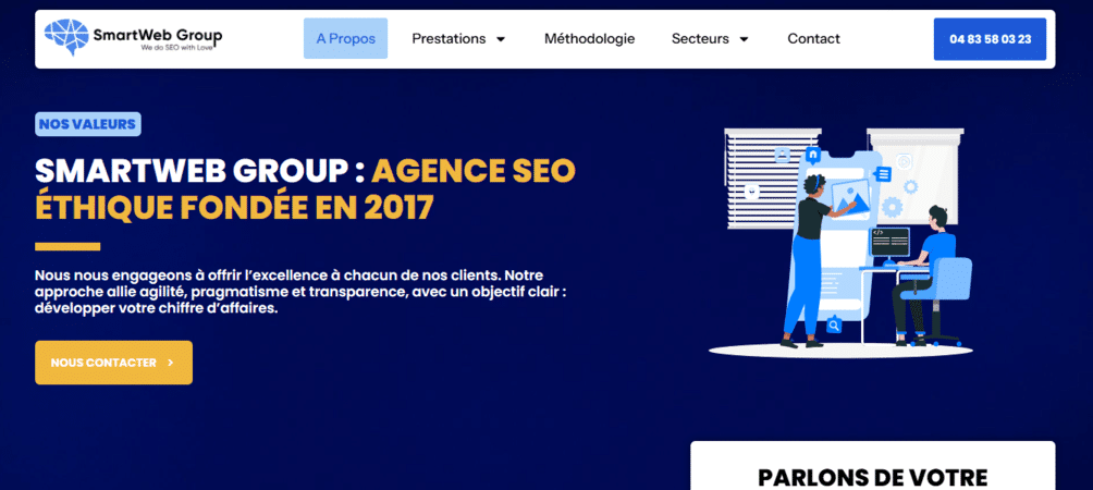 smartweb group agence seo lille