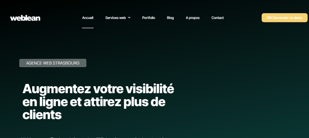 weblean agence seo strasbourg