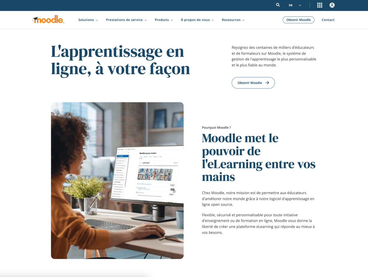 moodle plateforme lms