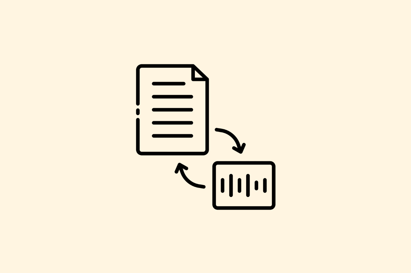 transcription audio en texte comparatif