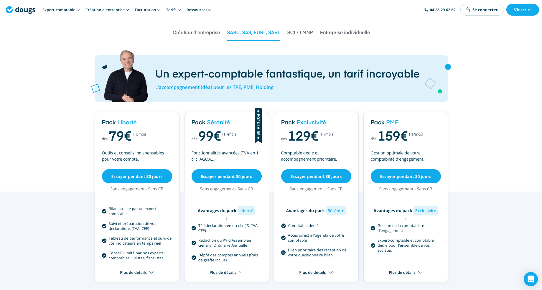 Dougs tarifs Dougs tarifs