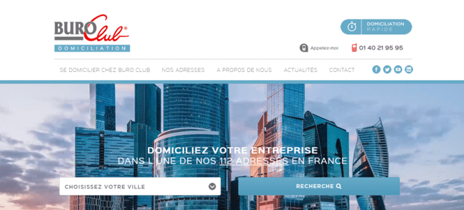 domiciliation paris 11 Buro Club