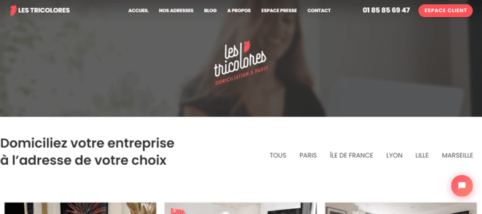 domiciliation paris 8 Les Tricolores