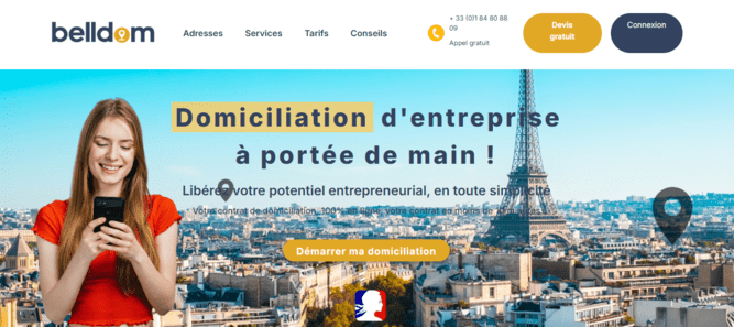 domiciliation paris 8 belldom