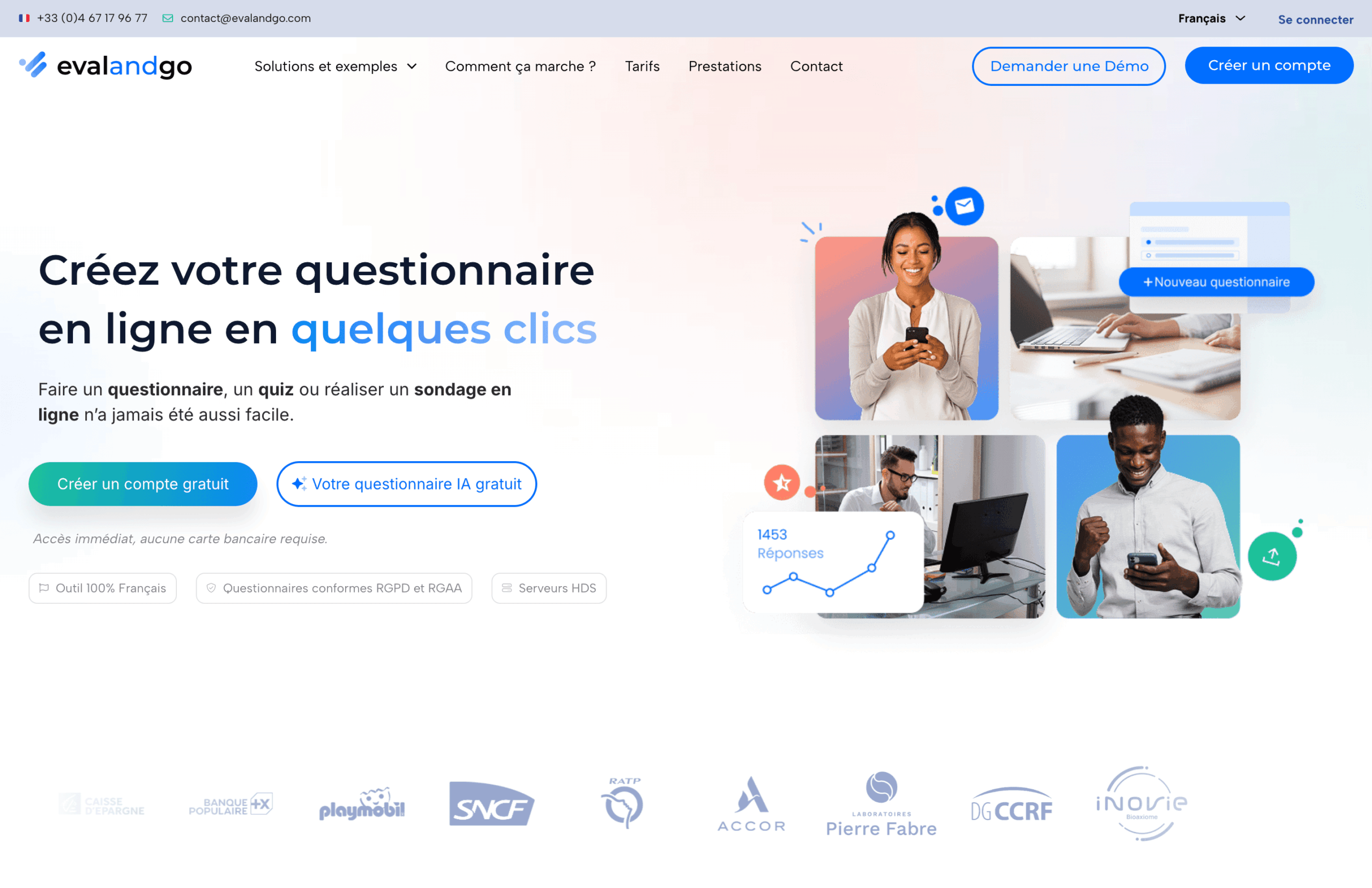 evalandgo sondage en ligne
