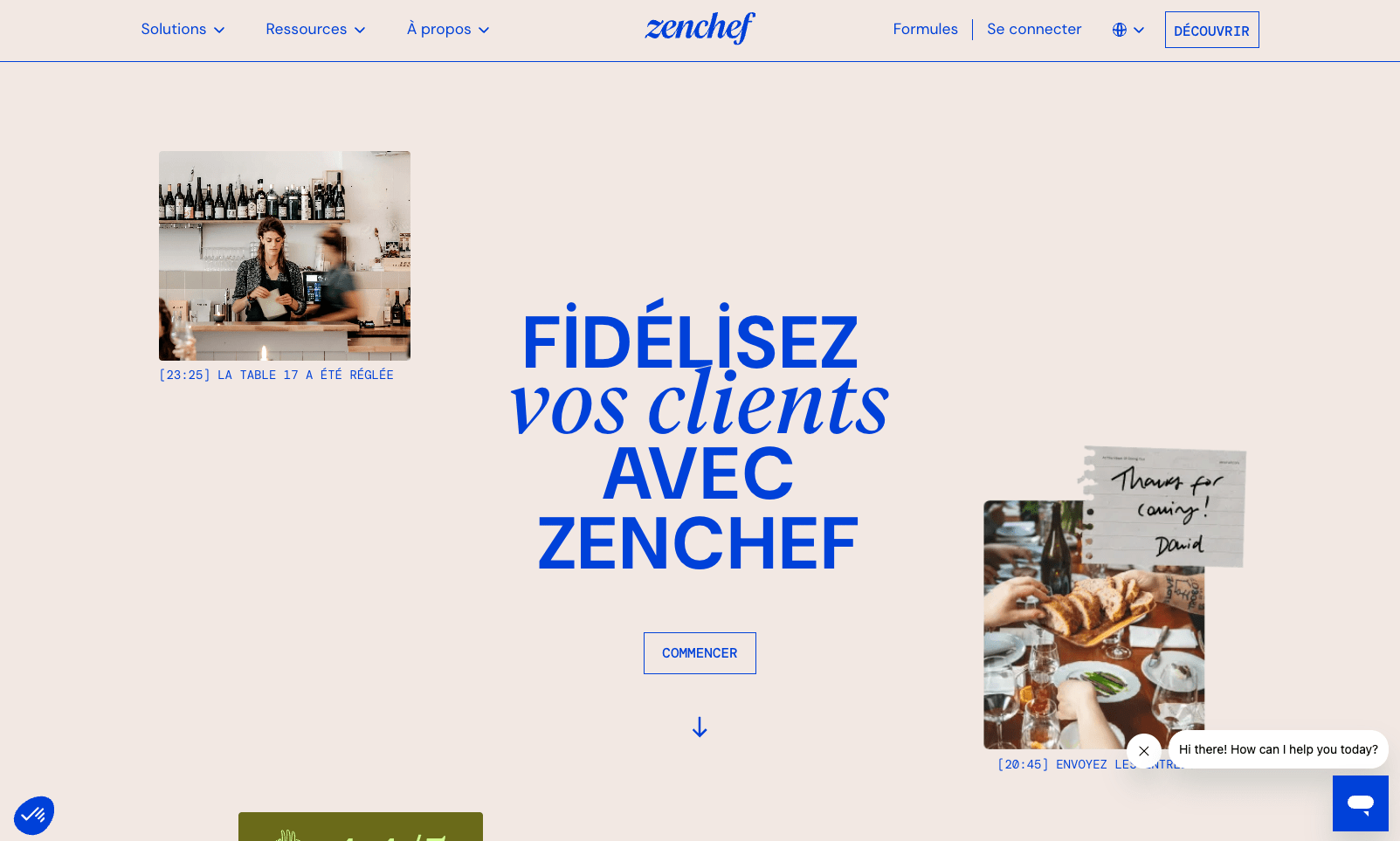 zenchef logiciel de réservation restaurant